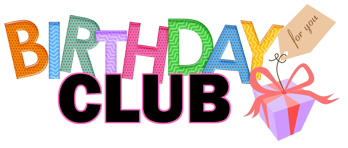 Birthday. Club clipart join the club