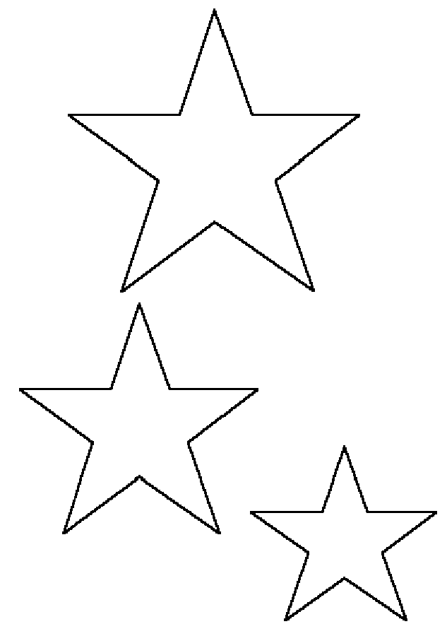 club clipart star shape