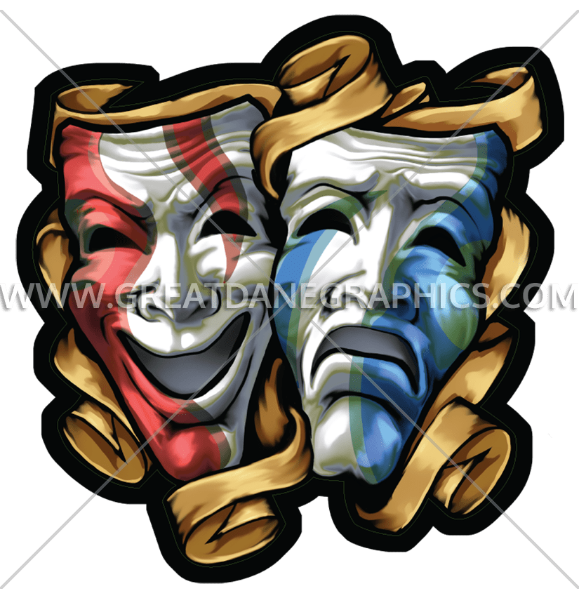 club clipart theater mask