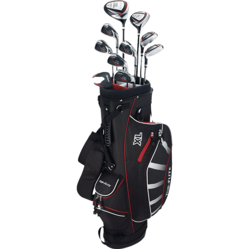 Club clipart transparent background. Full set of golf