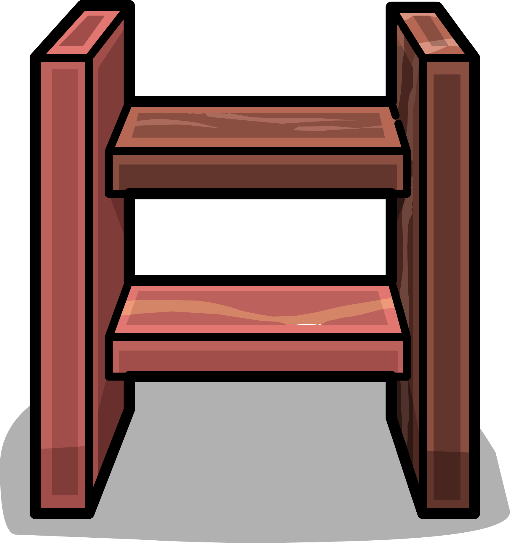 Image wooden steps sprite. Ladder clipart short ladder