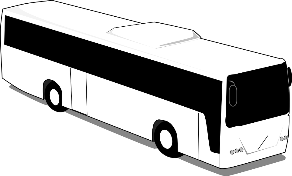 coach clipart black and white