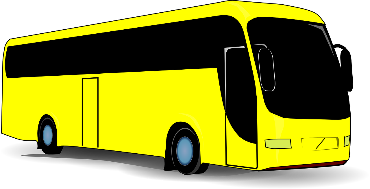 coach clipart bus volvo