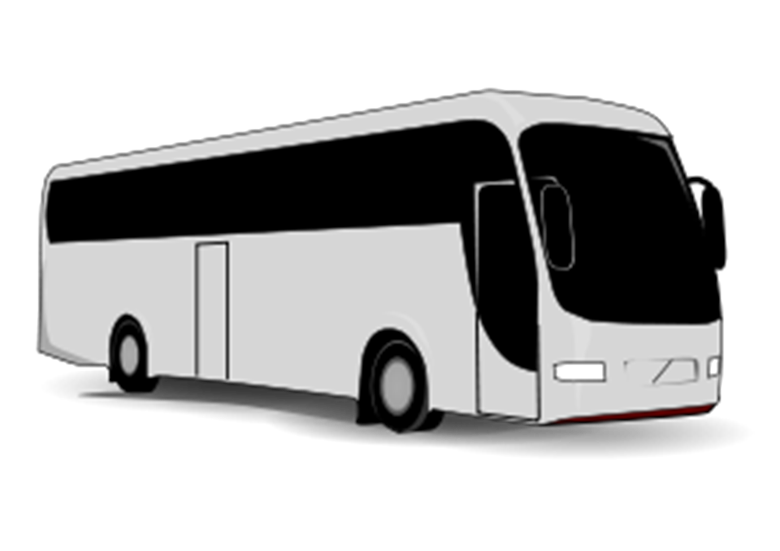 traveling clipart charter bus