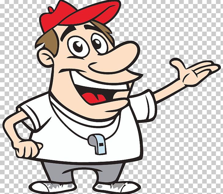 Animation cartoon png artwork. Coach clipart happy