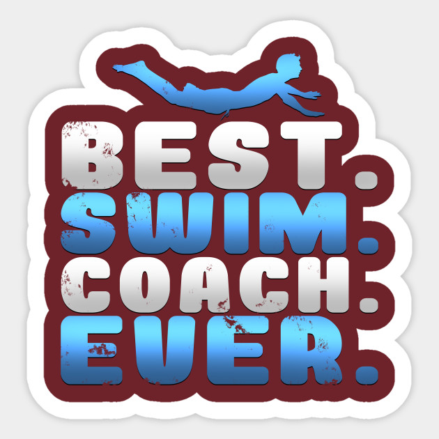 Swimmer clipart swimming coach. Awesome best swim ever