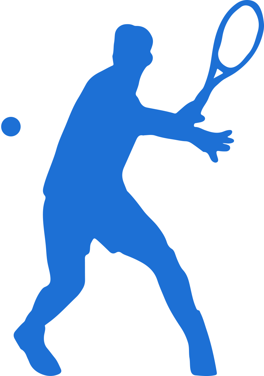 silhouette clipart tennis