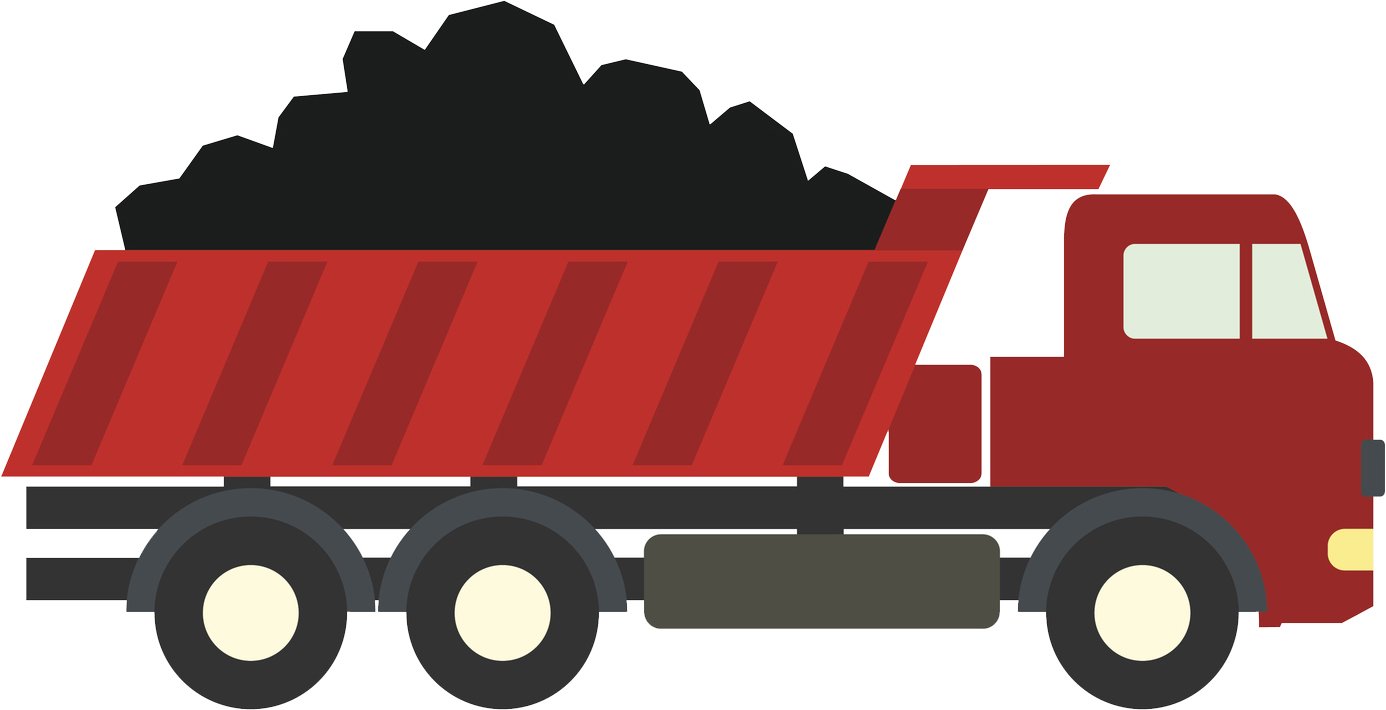 Amazon com simple red. Coal clipart coal truck