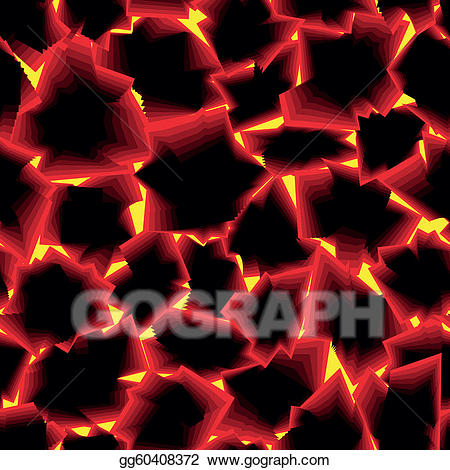 Coal clipart hot coal. Vector illustration abstract burning