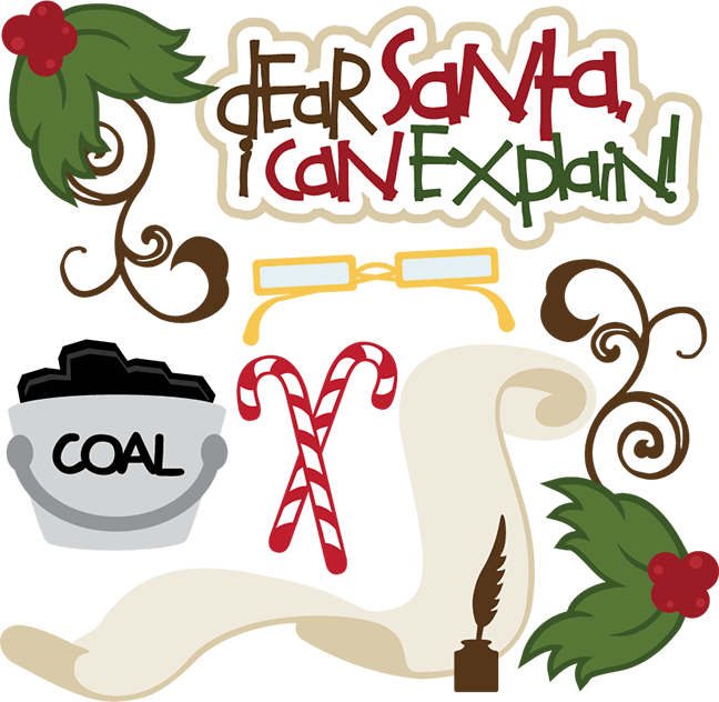 Dear santa i can. Coal clipart live