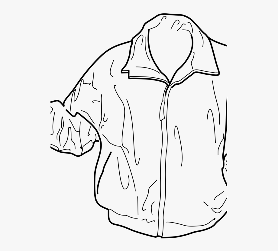 jacket clipart line drawing