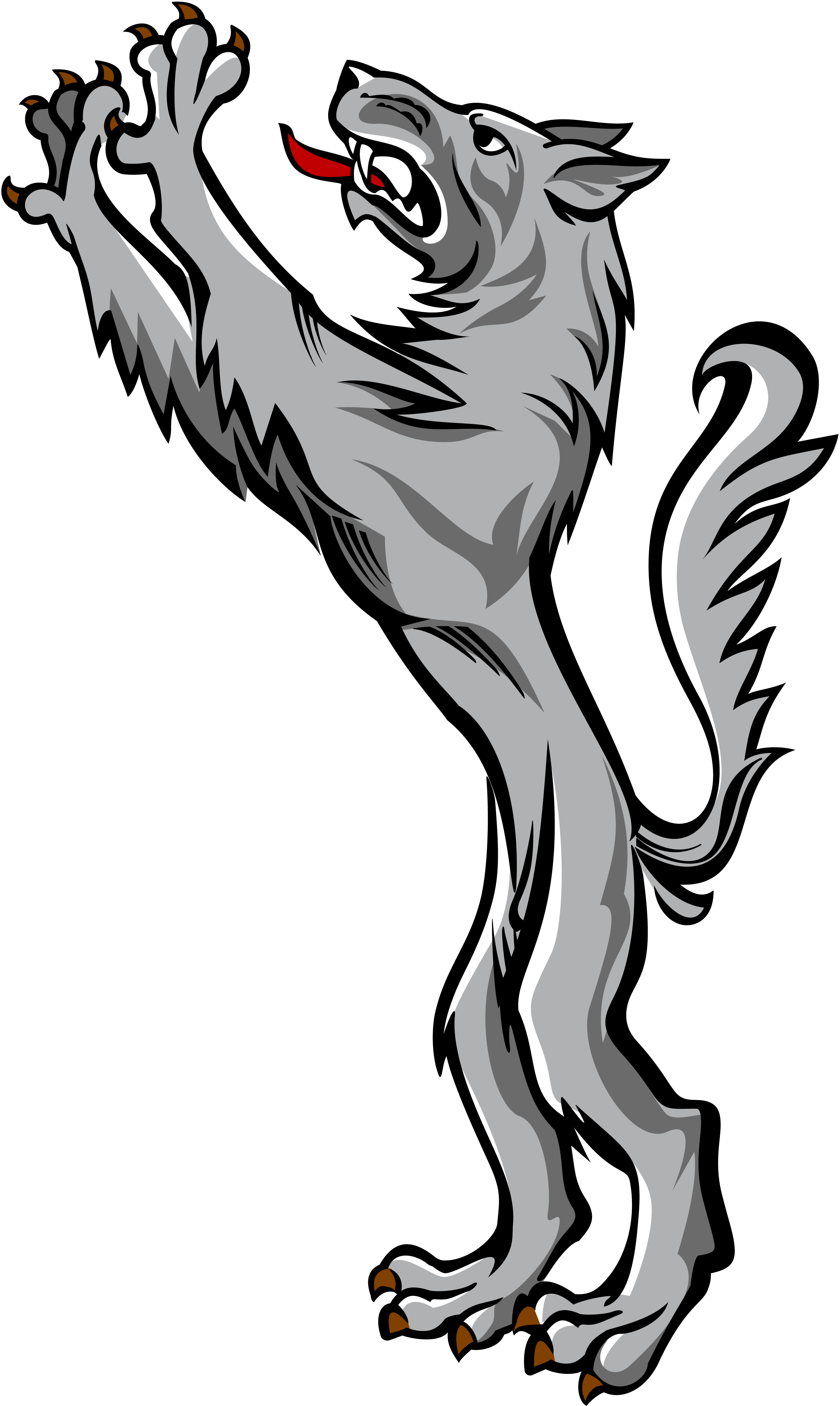 Wolves clipart wold. White wolf cunning pencil
