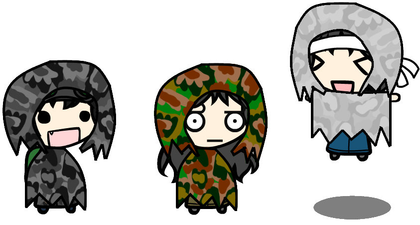 Coat clipart clothing pile. Walfaz ghillie suits by