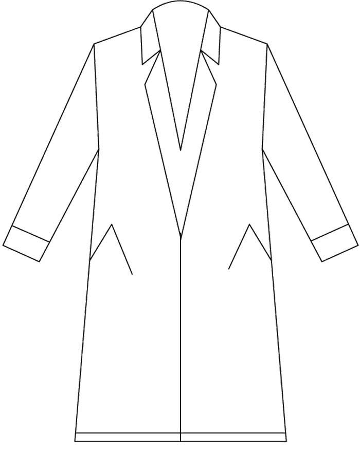 coat clipart coat outline