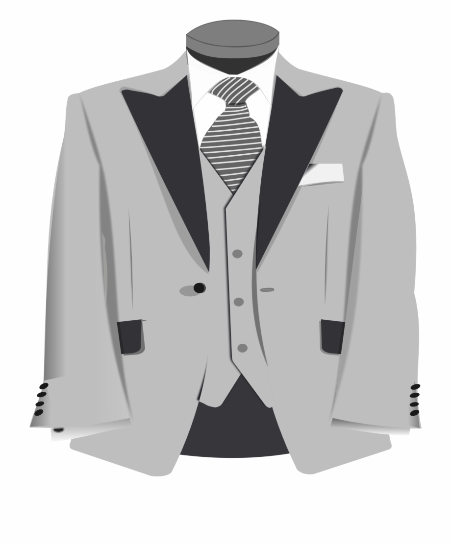 suit clipart grey suit