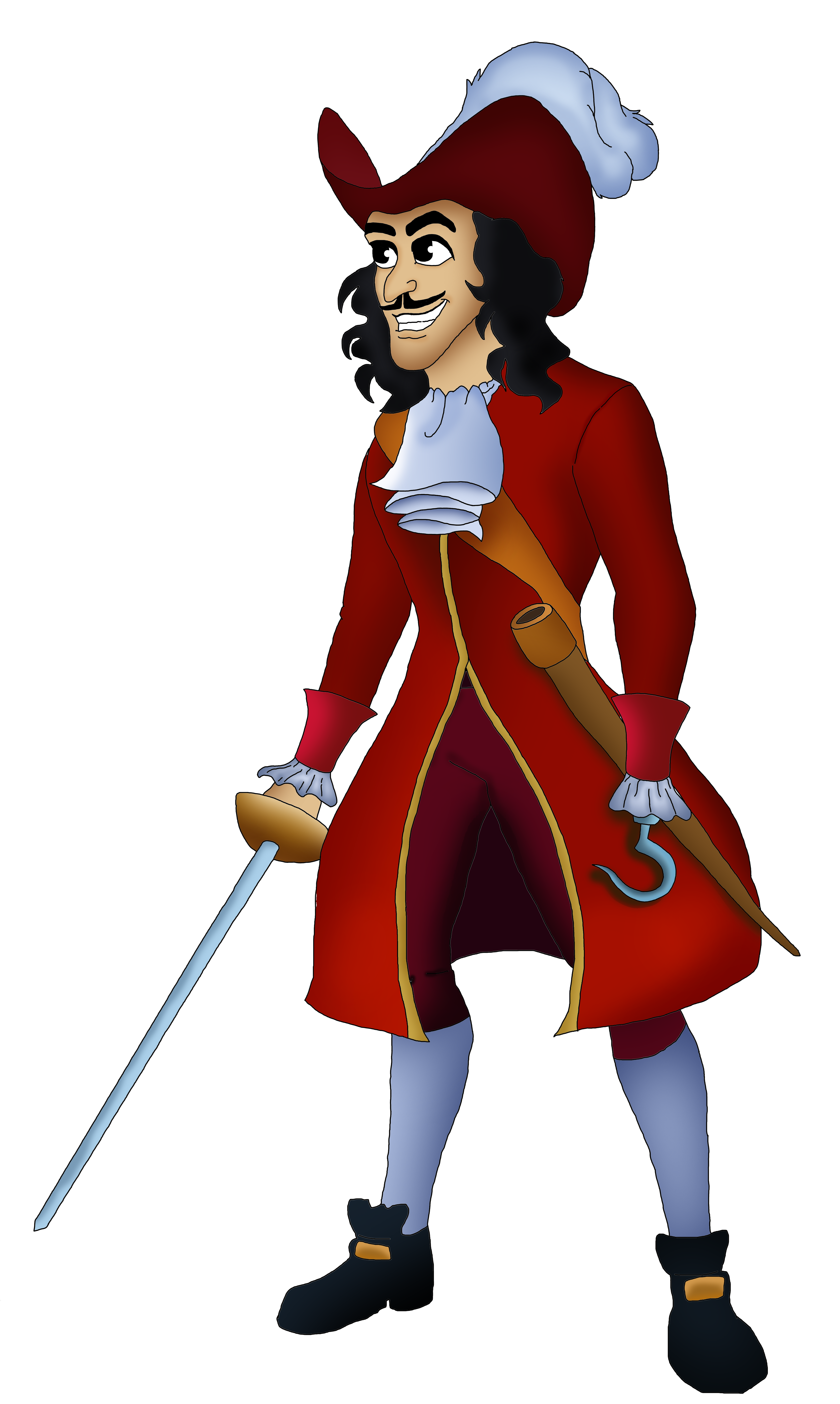 hook clipart capitain