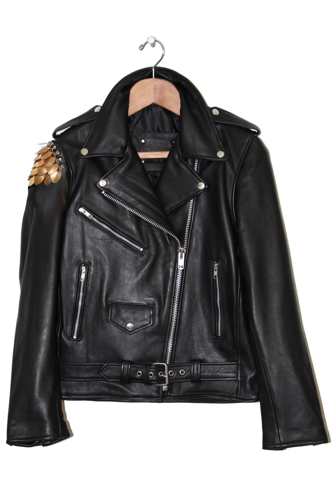 coat clipart leather jacket