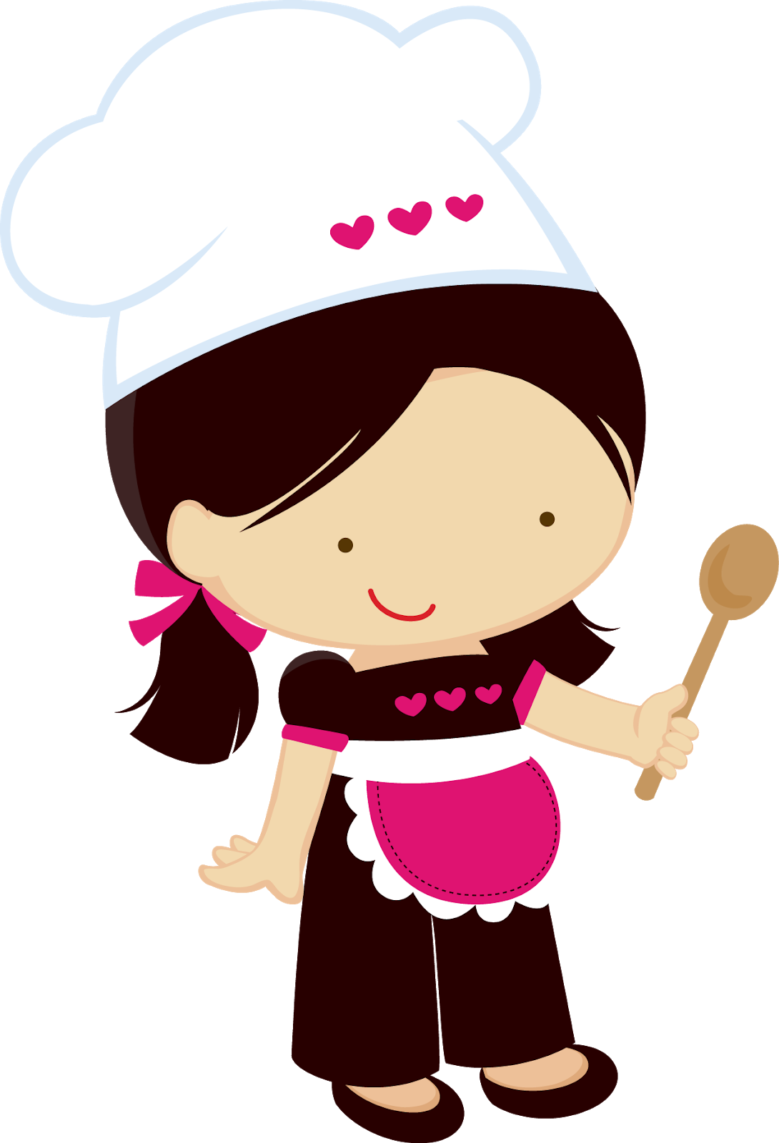  collection of chef. Coat clipart little girl
