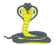 clipart snake cobra
