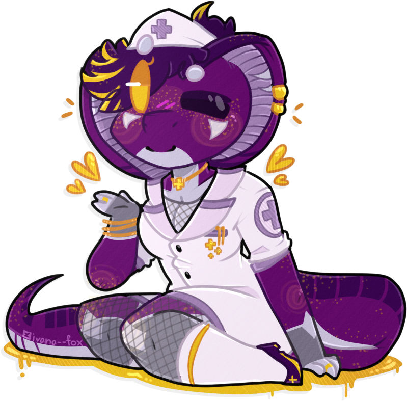 purple clipart cobra