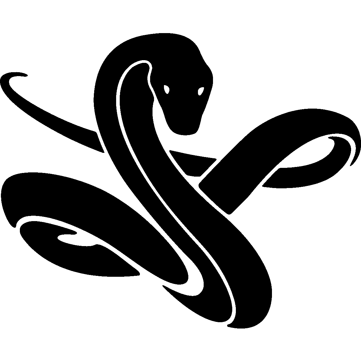 Cobra clipart silhouette. Snake jungle free icons
