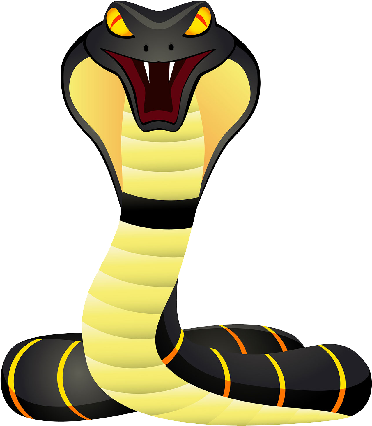 Cobra clipart snake animal, Cobra snake animal Transparent FREE for