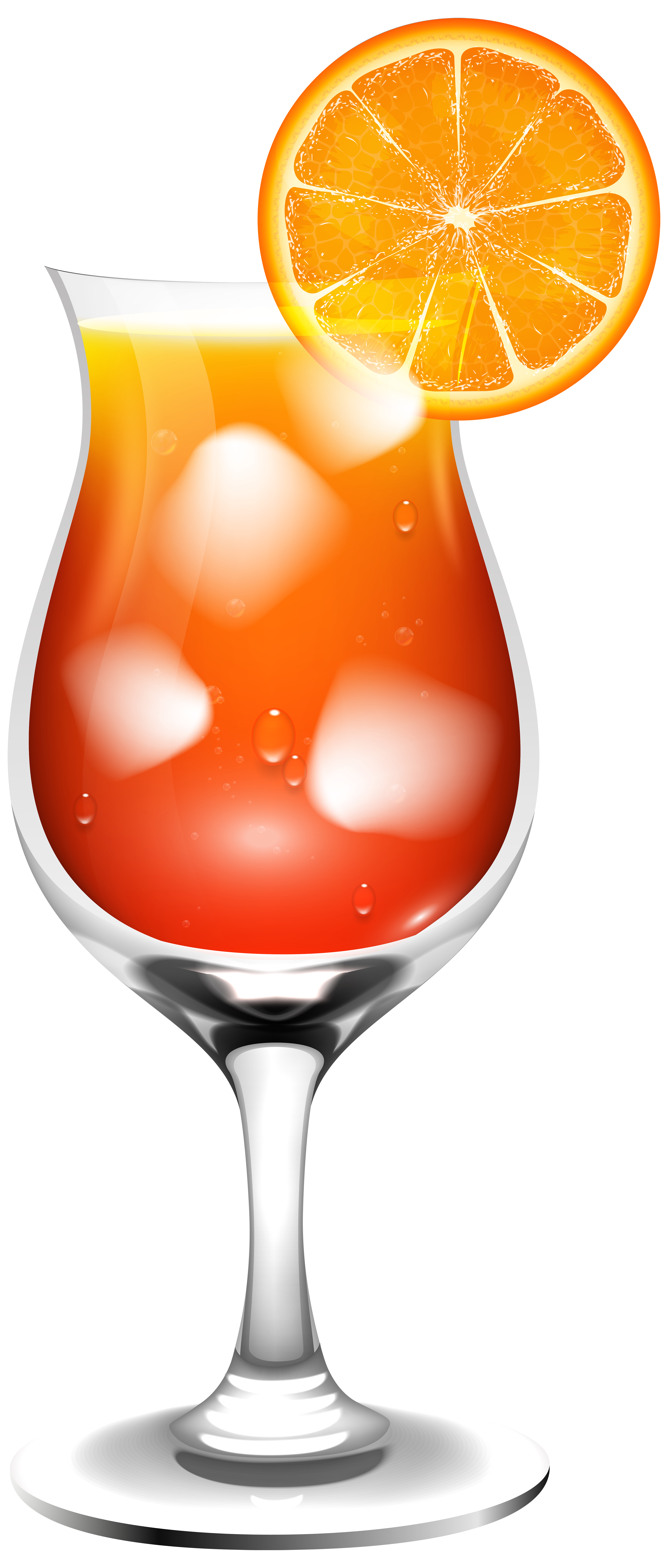 Orange cocktail transparent png. Cocktails clipart cute