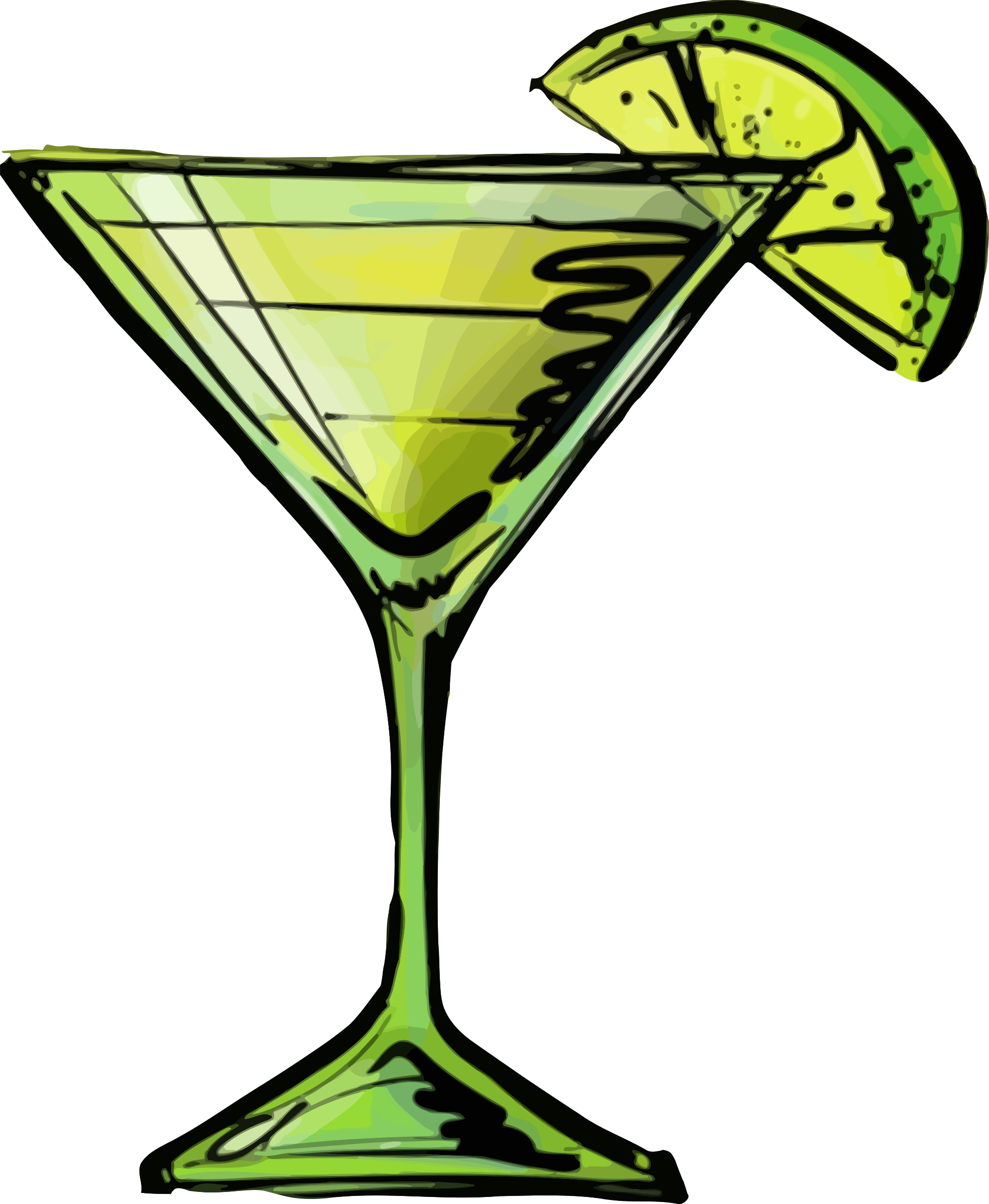 Kamikaze cocktail big image. Cocktails clipart alcoholic drink