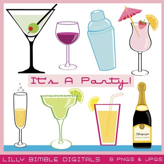 Party drink cocktails for. Cocktail clipart cocktail mixer