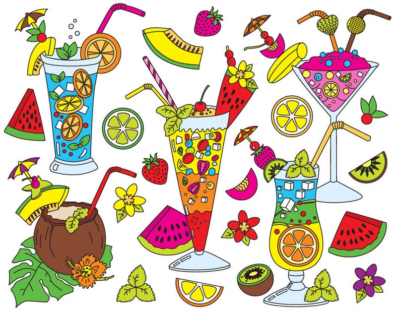 cocktail clipart group