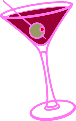 martini clipart pink cocktail