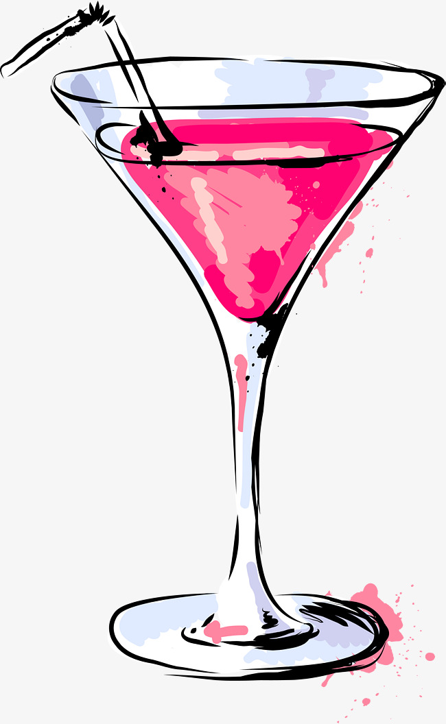 cocktail clipart pink cocktail