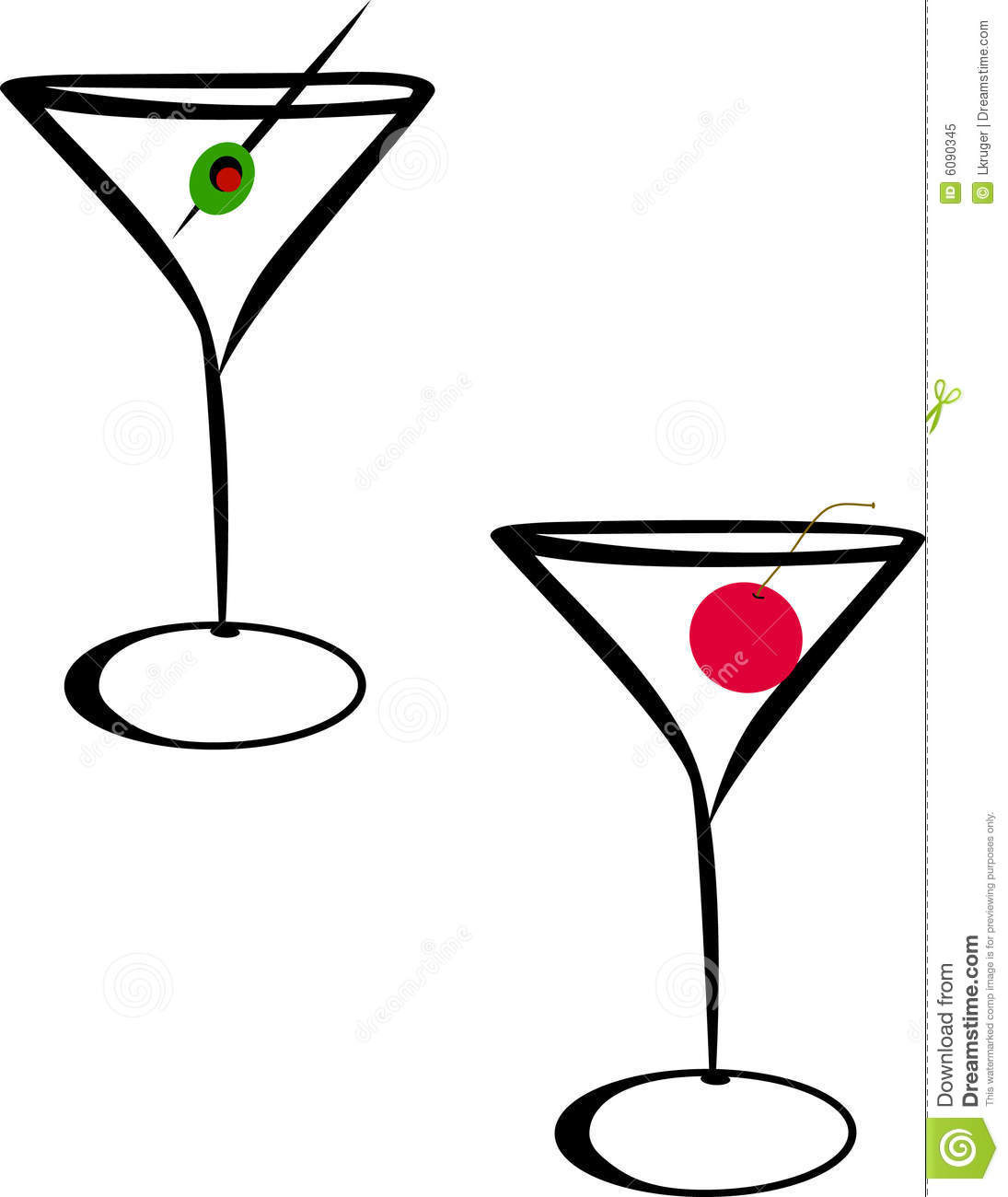 cocktails clipart martini olive