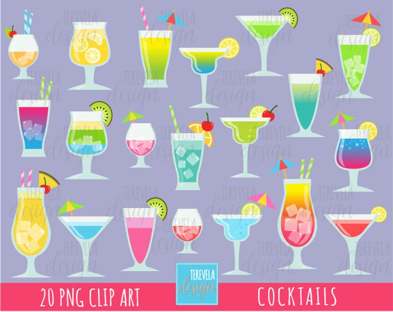 cocktails clipart party drink