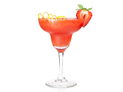 cocktails clipart strawberry margarita