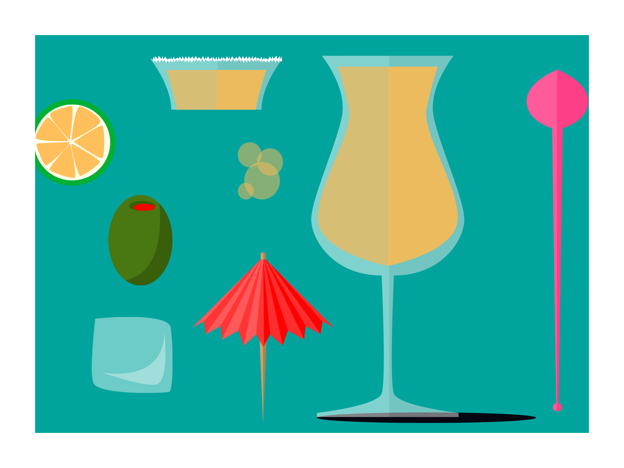 How to make a. Cocktails clipart watercolor