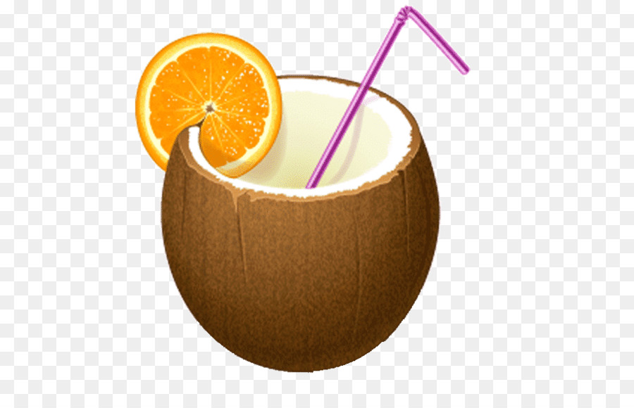 Cartoon drink . Coconut clipart coconut cocktail