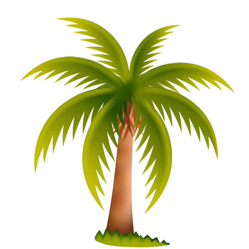 coconut clipart date tree