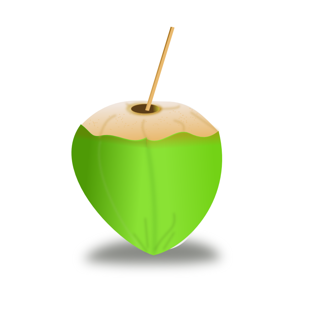 Coconut clipart diagram.  collection of young