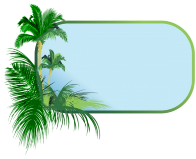 Coconut clipart frame. A tree border best