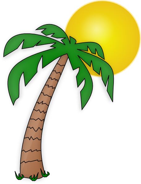 palm clipart artistic