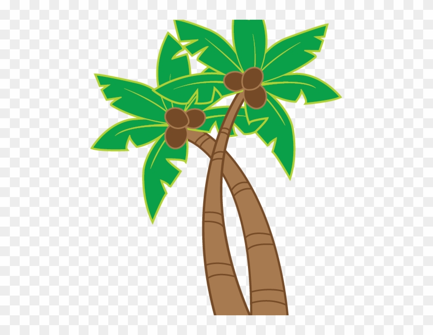luau clipart coconut tree