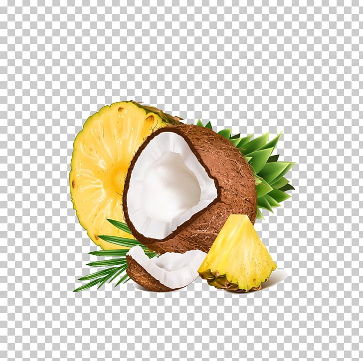 Water flavor png ananas. Coconut clipart pineapple coconut
