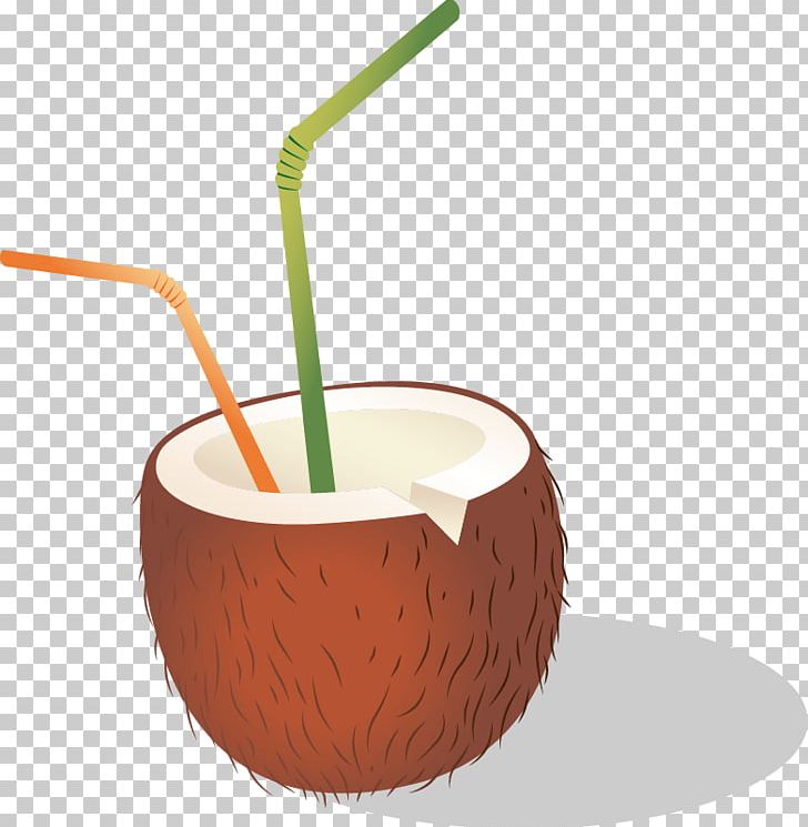 Coconut clipart straw clipart. 