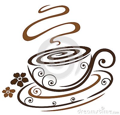 coffee clipart flower