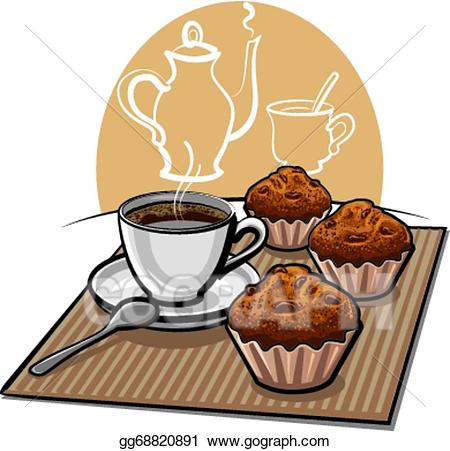 coffee clipart muffin