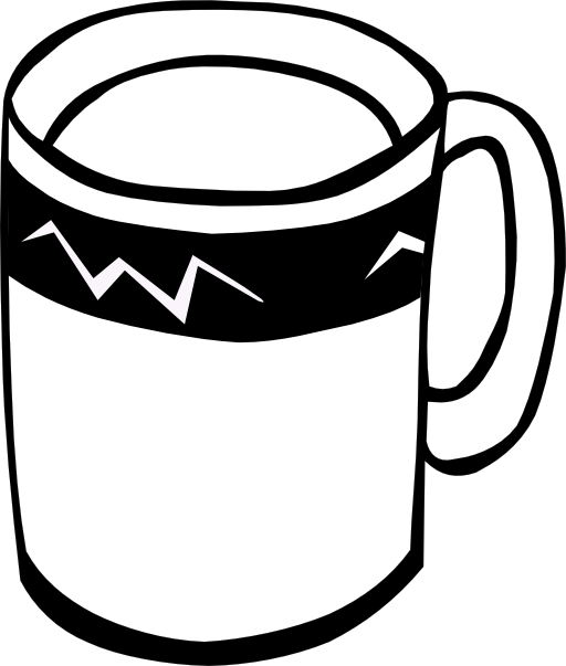coffee clipart outline
