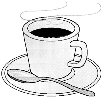 coffee clipart outline