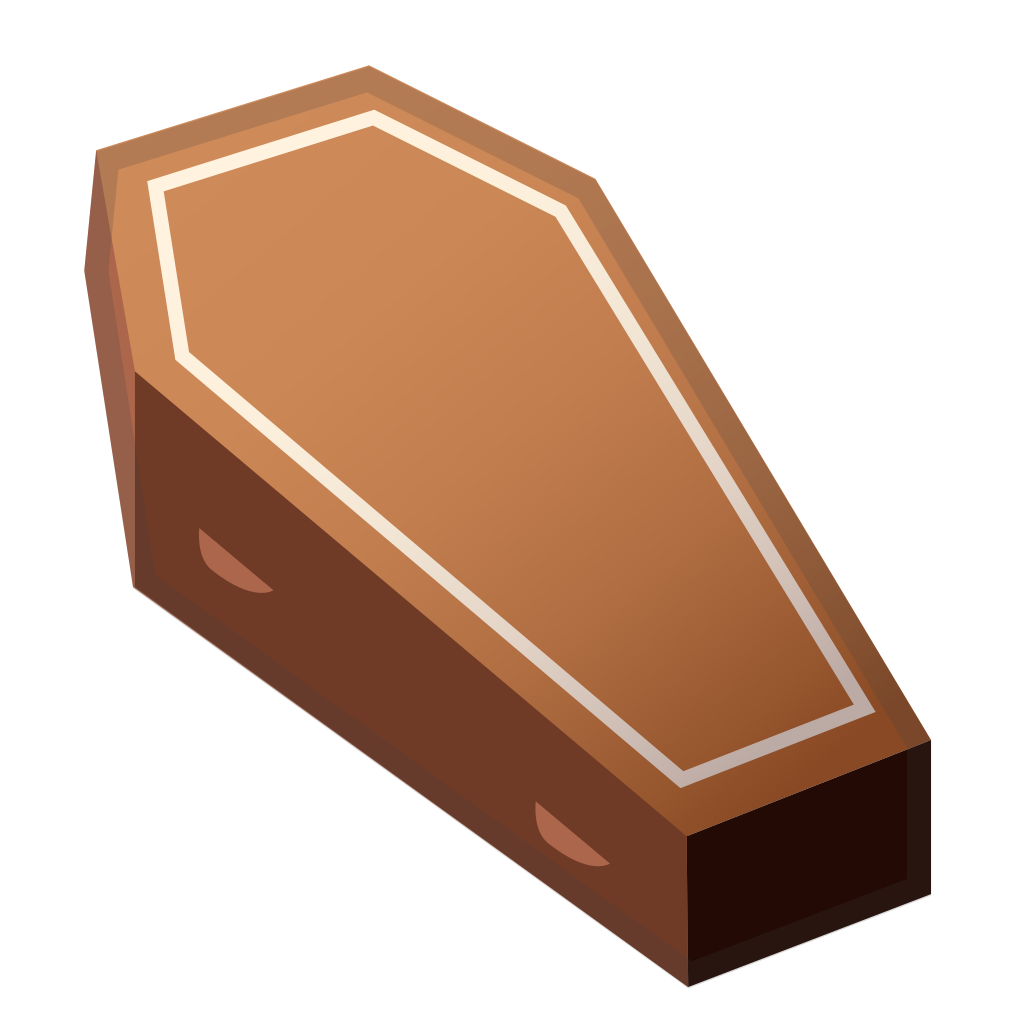 Icon noto emoji objects. Coffin clipart emo