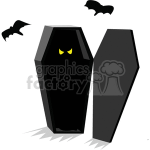 coffin clipart halloween
